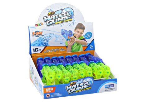 LEAN TOYS Mini Pistolet Na Wodę Zielony Granatowy Zasięg 7-8m LEAN TOYS Mini Pistolet Na Wodę Zielony Granatowy Zasięg 7-8m