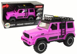 LEAN Toys Auto Terenowe 1:14 Napęd Frykcyjny Różowe
