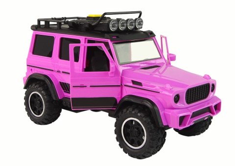 LEAN Toys Auto Terenowe 1:14 Napęd Frykcyjny Różowe LEAN Toys Auto Terenowe 1:14 Napęd Frykcyjny Różowe