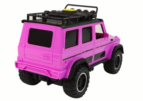 LEAN Toys Auto Terenowe 1:14 Napęd Frykcyjny Różowe LEAN Toys Auto Terenowe 1:14 Napęd Frykcyjny Różowe