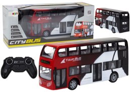 LEAN Toys Autobus Dwupiętrowy Zdalnie Sterowany RC Światła