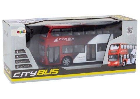 LEAN Toys Autobus Dwupiętrowy Zdalnie Sterowany RC Światła LEAN Toys Autobus Dwupiętrowy Zdalnie Sterowany RC Światła