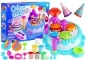 LEAN Toys Ciastolina Zestaw Urodzinowy 6 Kolorów Akcesoria