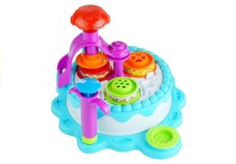 LEAN Toys Ciastolina Zestaw Urodzinowy 6 Kolorów Akcesoria