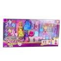LEAN Toys Duży Zestaw Modowy Kolekcja Anlily Lalka Sukienki Akcesoria 65el.