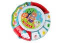 LEAN Toys Interaktywny Bębenek dla Niemowlaka Efekty Świetlne Piosenki Pianinko 21cm