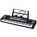 LEAN Toys Keyboard Elektryczny Mikrofon Stojak Na Nuty Nagrywanie Odtwarzanie