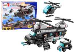 LEAN Toys Klocki Konstrukcyjne Służba Specjalna Policja 456 ele. Zestaw
