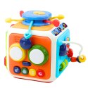 LEAN Toys Kostka Interaktywna Sorter Edukacyjna Sensoryczna Dźwięki Kolorowa