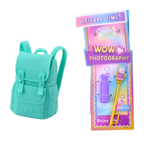 LEAN Toys Lalka Anlily Chłopak Z Plecakiem Bidon Okulary Selfie Stick LEAN Toys Lalka Anlily Chłopak Z Plecakiem Bidon Okulary Selfie Stick