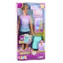 LEAN Toys Lalka Anlily Chłopak Z Plecakiem Bidon Okulary Selfie Stick