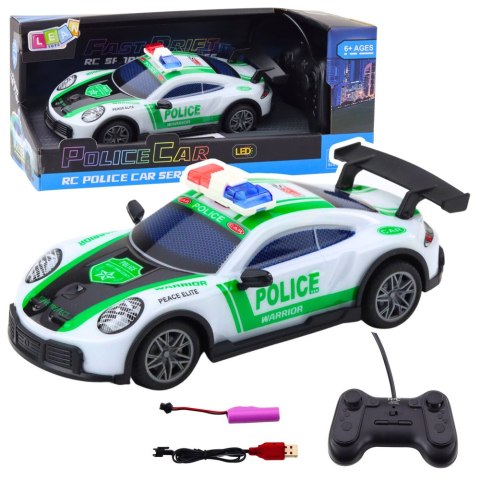 LEAN Toys Samochód Policyjny Sportowy Zdalnie Sterowany RC Drift Światła LED 1:22 LEAN Toys Samochód Policyjny Sportowy Zdalnie Sterowany RC Drift Światła LED 1:22