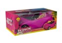 LEAN Toys Samochód dla Lalek Różowy Cabrio 34 cm