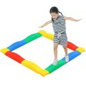 LEAN Toys Ścieżka Sensoryczka Deski Równoważne 16 Desek Łączenia Antypoślizgi