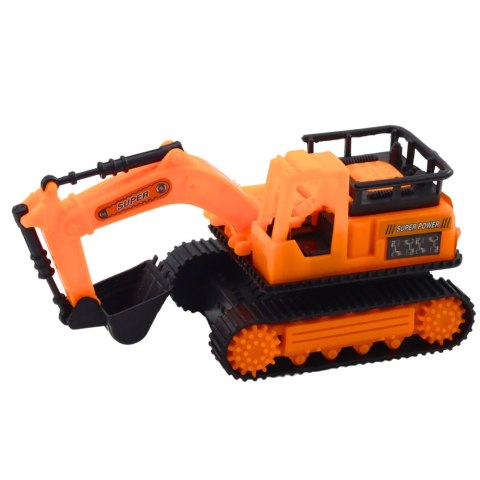 LEAN Toys Zestaw Ciężarówka Laweta Naczepa Koparka Gąsienicowa LEAN Toys Zestaw Ciężarówka Laweta Naczepa Koparka Gąsienicowa