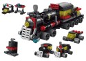 LEAN Toys Zestaw Klocków Konstrukcyjnych 6w1 Lokomotywa 118el