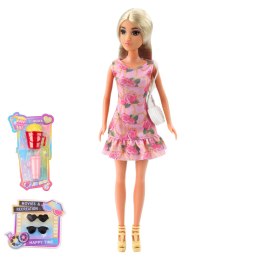 LEAN Toys Zestaw Lalki Anlily Dziewczyna Z Chłopakiem Akcesoria Okulary Torebka