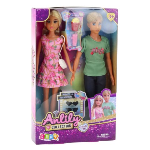 LEAN Toys Zestaw Lalki Anlily Dziewczyna Z Chłopakiem Akcesoria Okulary Torebka LEAN Toys Zestaw Lalki Anlily Dziewczyna Z Chłopakiem Akcesoria Okulary Torebka