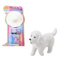 LEAN Toys Zestaw Lalki Anlily Dziewczyna z Chłopakiem Akcesoria Kapelusz Piesek
