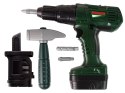 LEAN Toys Zestaw Majsterkowicza w Walizce Wkrętarka Na Baterie Zielony