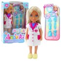 LEAN Toys Zestaw Mini Laleczka Ankiki Lekarz Z Akcesoriami Do Leczenia