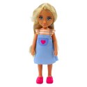 LEAN Toys Zestaw Mini Laleczka Ankiki Pies Z Torbą Szczeniaczki Kość