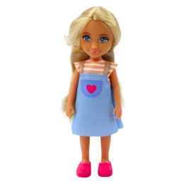 LEAN Toys Zestaw Mini Laleczka Ankiki Pies Z Torbą Szczeniaczki Kość