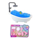 LEAN Toys Zestaw Mini Laleczka Ankiki Z Wanną Akcesoria Pielęgnacyjne