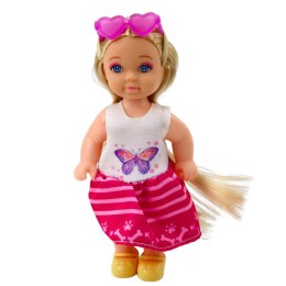 LEAN Toys Zestaw Mini Laleczka Z Pieskiem Namiotem I Akcesoriami