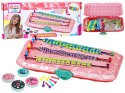 LEAN Toys Zestaw do Robienia Bransoletek Pudełko Różowe