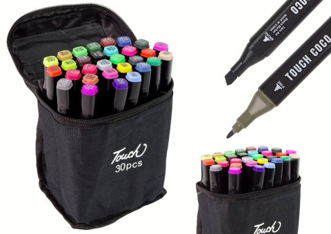 LEAN Zestaw Pisaków Markerów Touch 30 Szt Torba Markery Alkoholowe LEAN Zestaw Pisaków Markerów Touch 30 Szt Torba Markery Alkoholowe