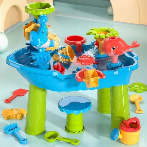 WOOPIE Stolik Wodny Statek z Krzesełkiem 17 Akcesorii