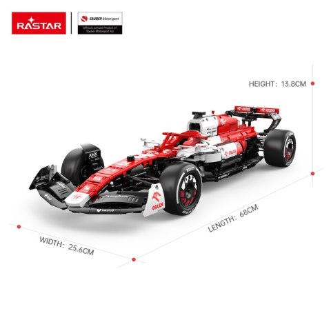 1:8 Alfa Romeo F1 C42 Klocki 2261el. RASTAR 1:8 Alfa Romeo F1 C42 Klocki 2261el. RASTAR
