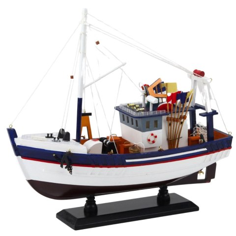 LEAN Toys Model Kolekcjonerski Dekoracyjny Statek Kuter Rybacki Wyposażony 37x34cm LEAN Toys Model Kolekcjonerski Dekoracyjny Statek Kuter Rybacki Wyposażony 37x34cm