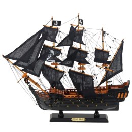 LEAN Toys Model Kolekcjonerski Dekoracyjny Statek Żaglowiec Czarna Perła 49x43cm
