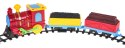 Interaktywna Lokomotywa dla dzieci 3+ Dźwięki + Światła + Ruchome elementy + 2 Wagony + Akcesoria Interaktywna Lokomotywa dla dzieci 3+ Dźwięki + Światła + Ruchome elementy + 2 Wagony + Akcesoria