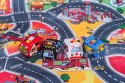 Mata Miasto Straż Pożarna + Zestaw Miękkich Autek Mata Miasto Straż Pożarna + Zestaw Miękkich Autek