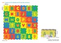 Mata podłogowa z 36 Puzzli dla dzieci 10m+ Wyjmowane cyfry litery + Pianka EVA + Jaskrawe kolory Mata podłogowa z 36 Puzzli dla dzieci 10m+ Wyjmowane cyfry litery + Pianka EVA + Jaskrawe kolory