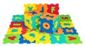 Mata podłogowa z 36 Puzzli dla dzieci 10m+ Wyjmowane cyfry litery + Pianka EVA + Jaskrawe kolory Mata podłogowa z 36 Puzzli dla dzieci 10m+ Wyjmowane cyfry litery + Pianka EVA + Jaskrawe kolory