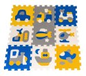Mata z 9 Puzzli Pojazdy dla dzieci 10m+ Pianka EVA + Układanka pojazdy maszyny + Składanie figur 3D Mata z 9 Puzzli Pojazdy dla dzieci 10m+ Pianka EVA + Układanka pojazdy maszyny + Składanie figur 3D